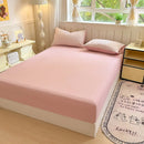 GobekUsa Double Bed Elastic Fitted Sheet - Dust-Proof Microfiber Mattress Cover