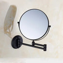 GobekUsa Adjustable Wall Mounted Cosmetic Mirror 1X/3X Magnification 2-Face Bathroom Mirror