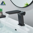 GobekUsa Gun Grey Basin Faucet: Modern Deck Mounted Sink Mixer Tap for Luxury Bathrooms