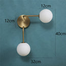 GobekUsa Glass Ball Wall Lamps: Modern Bedroom & Living Room Lighting Fixtures