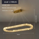 GobekUsa Crystal Ceiling Chandelier LED Light Fixture for Home Decor