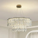 GobekUsa Crystal Chandelier: Luxury Bedroom & Living Room Lighting