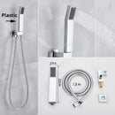 GobekUsa Handshower Head with Stainless Steel Hose - Wall Mounted Faucet Set