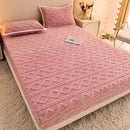 GobekUsa Cozy Tafu Fleece Queen Bed Sheet with Elastic Band
