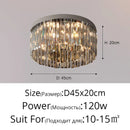 GobekUsa Crystal Chandelier: Luxury Nordic Ceiling Light for Home Interior Decoration