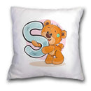 GobekUsa Cute Cartoon Bear Animal Pillow Case Cushion Cover for Sofa, Children Room Decor