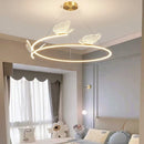 GobekUsa Butterfly Design Ceiling Chandelier: Modern Minimalist Pendant Lamp for Home Decor