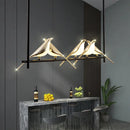 GobekUsa LED Magpie Bird Pendant Light Chandelier - Modern Decor for Living & Dining Room