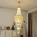 GobekUsa Crystal Chandelier: High-End Duplex & Spiral Staircase Light for Luxury Living Spaces