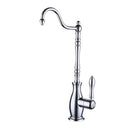 GobekUsa Gold Kitchen Sink Faucet Cold Water Tap 360° Rotating Drinking Faucet Solid Brass