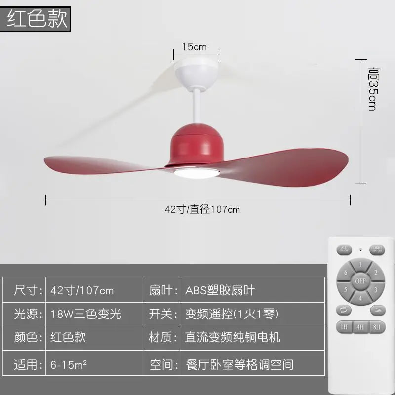 GobekUsa Kids Double Leaf Ceiling Fan Light - Silent Operation with Adjustable Speed, photo 9 of 10