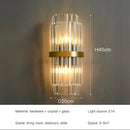 GobekUsa Crystal LED Wall Lamps: Elegant Gold Wall Sconce Lights for Luxury Home Decor