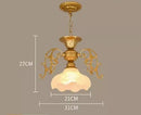 GobekUsa Industrial Loft Chandelier with Glass Lampshade Lighting Fixture