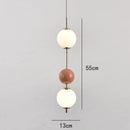 GobekUsa Glass Ball LED Pendant Light for Living Dining Bedroom