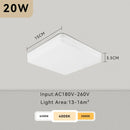 GobekUsa LED Ceiling Chandelier Panel Light for Home Decor Lighting