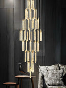 GobekUsa Crystal Chandelier: Modern Luxury Pendant Lighting for Home Decor
