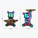 GobekUsa Luxe Bear Doll Figurine Set for TV Cabinet & Wine Cabinet Decor