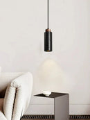 GobekUsa Black Stone Bedside Chandelier, Modern Nordic Design, E27 LED Pendant Lamp