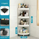 GobekUsa 5-Tier Rolling Cart Storage Rack for Kitchen & Bathroom Organizing