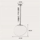 GobekUsa Gregg Glass Pendant Light: Stylish LED Hanging Lamp for Dining Kitchen LOFT.
