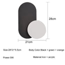 GobekUsa LED Wall Lights for Modern Living Room, Bedroom, and Study Decor