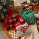 GobekUsa Christmas Knitted Apple Bag with Doll Handbag for Holiday Decoration and Children