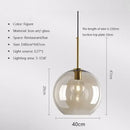 GobekUsa Industrial Glass Pendant Light for Living Room Kitchen Chandeliers