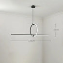 GobekUsa Geometric LED Pendant Light - Modern Minimalist Hanging Lamp for Home Decor