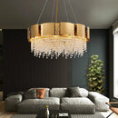 GobekUsa Crystal Chandelier: Modern Luxury Lighting for Living Room, Dining, and Bedroom