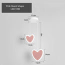 GobekUsa Heart Blossom Butterfly LED Chandelier for Children's Room