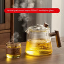 GobekUsa Glass Teapot for Home & Restaurant Brewing - Transparent High Borosilicate Material