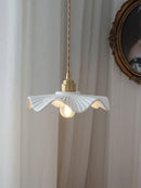 Japanese Ceramic Pendant Light With Copper Finish