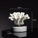 GobekUsa Coral Crystal Tree Glass Vase Metal Frame Resin Ocean Figurines, Home Decor