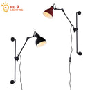 GobekUsa Adjustable Rotating LED Wall Lamp for Bedroom & Living Room