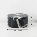 GobekUsa Grand Antique Marble Stone Storage Jar Luxury Box
