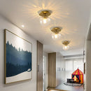 GobekUsa Gold Ball Glass Ceiling Lamp: Modern Nordic Living Room Lights for Loft Decor