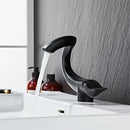 GobekUsa Black Gold Brass Bathroom Faucet Mixer Sink Tap Deck Mounted Chrome Gray