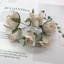 GobekUsa Ivory Flower Cherry Stamen Berries Bundle for DIY Christmas Wedding Decor