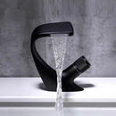 GobekUsa Gray Basin Faucet | Brass Chrome Mixer Tap | Single Handle Sink Faucet