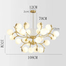 GobekUsa LED Chandelier Lighting for Living Room Bedroom Dining Room Décor