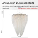 GobekUsa Crystal Tassel Pendant Light: Italian Postmodern Luxury for Bedroom & Restaurant