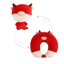 GobekUsa Cute Plush Animal Neck Pillow for Comfortable Travel & Office Rest