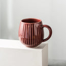 GobekUsa Gradient Glaze Ceramic Coffee Mug, 480ml Retro Japanese Style Cup