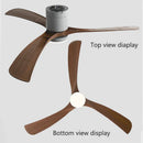 GobekUsa 46-Inch Modern Black Ceiling Fan Light with Remote Control