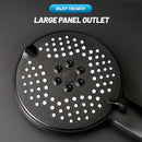 GobekUsa 3-in-1 Pressure Boost Shower Head with Hose Base - Large Water Yield