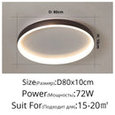 GobekUsa LED Chandelier Lights for Home Living Study Room Bedroom Hall Lighting