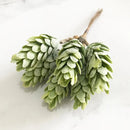 GobekUsa Green Plant Flower Cherry Stamen Berries Bundle for DIY Decor and Gifts