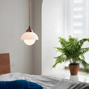 GobekUsa Cream Marble LED Pendant Light: Modern Nordic Hanging Lamp for Living, Bedroom, Kitchen