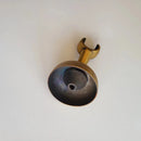 GobekUsa Antique Brass Hand Shower Holder Hook Pedestal Bracket Wall Mount Bathroom Accessories