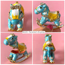 GobekUsa Crystal Animal Figurines Trinket Box Hand Painted Ring Holder Dresser Decor Wedding Gift